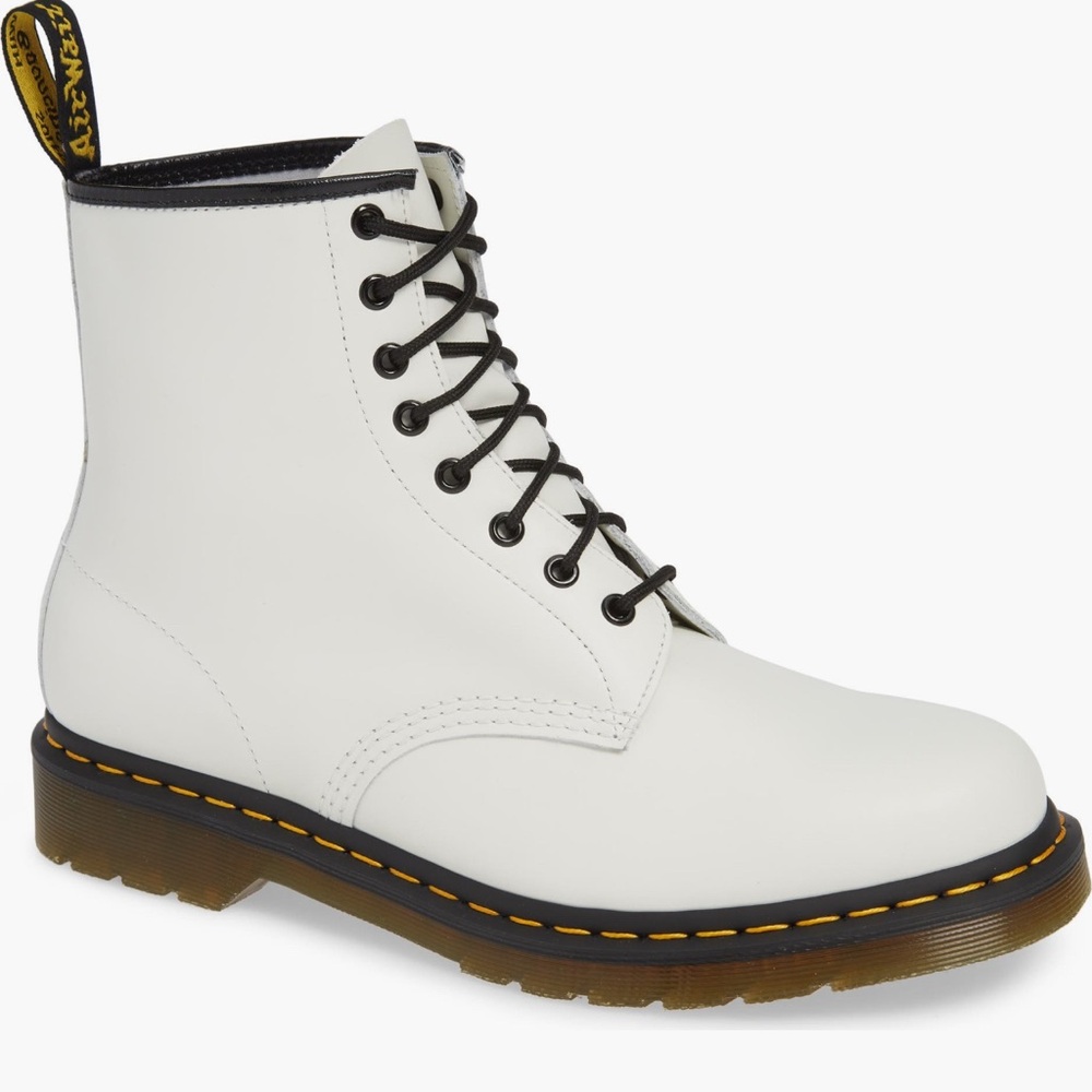 Dr. Martens White 1460 Smooth Boots Size 6 US Women's
